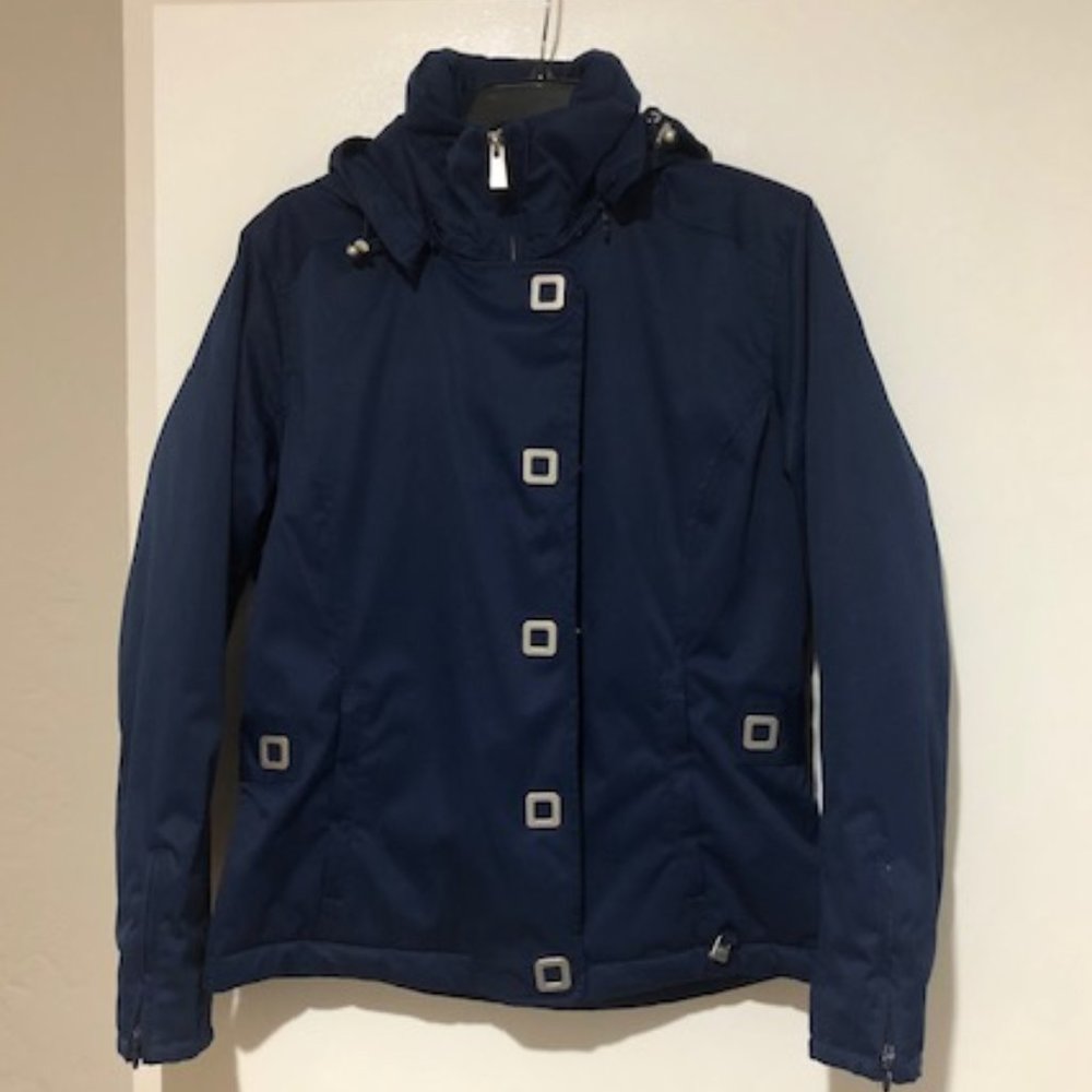 NILS Navy Blue Ski Jacket - Size 6.